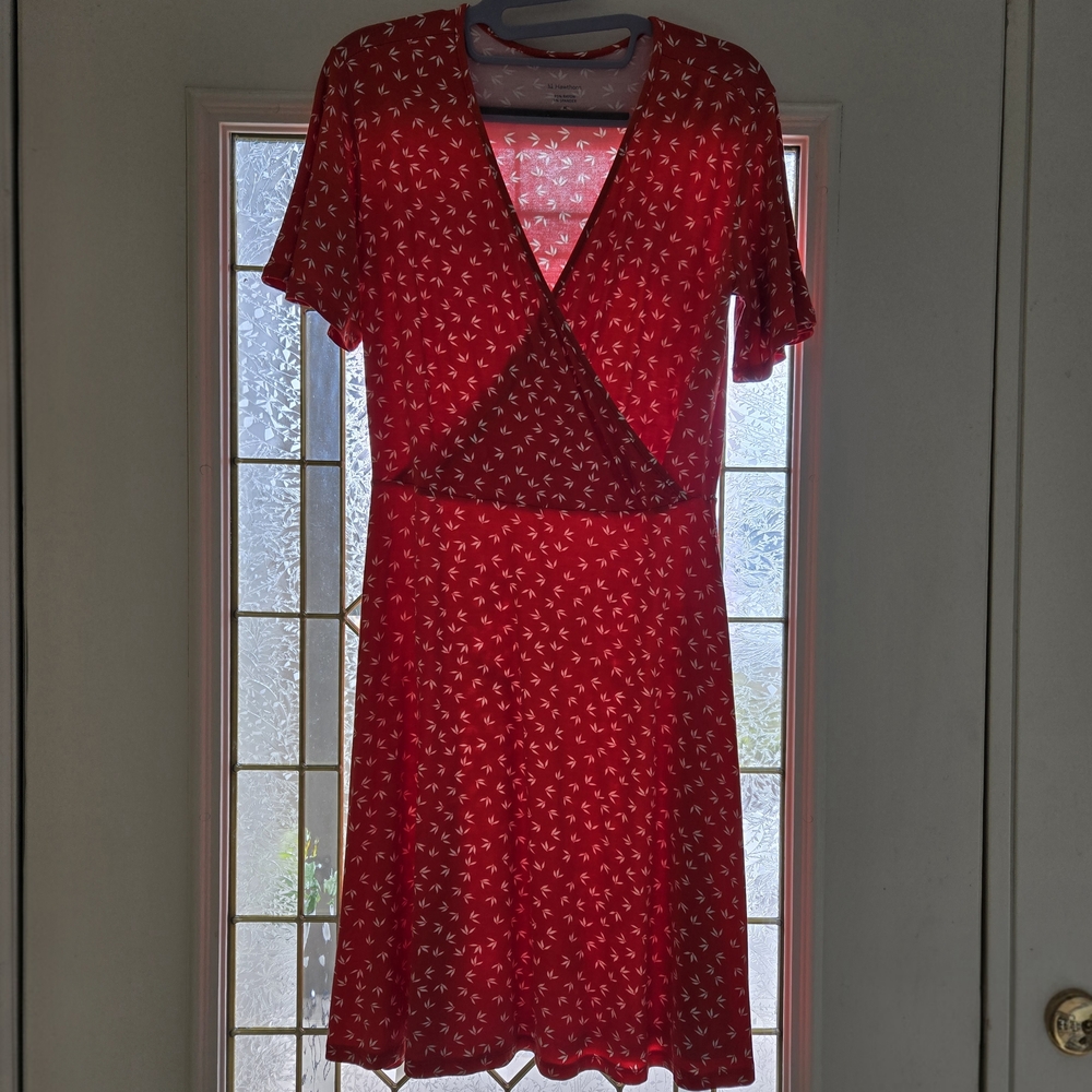41 Hawthorn Scarlet Patterned Mini Dress